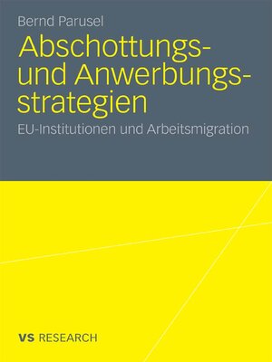 cover image of Abschottungs- und Anwerbungsstrategien